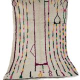 Handmade Moroccan Berber rug 294 X 194 CM