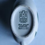 Saucière in gien earthenware