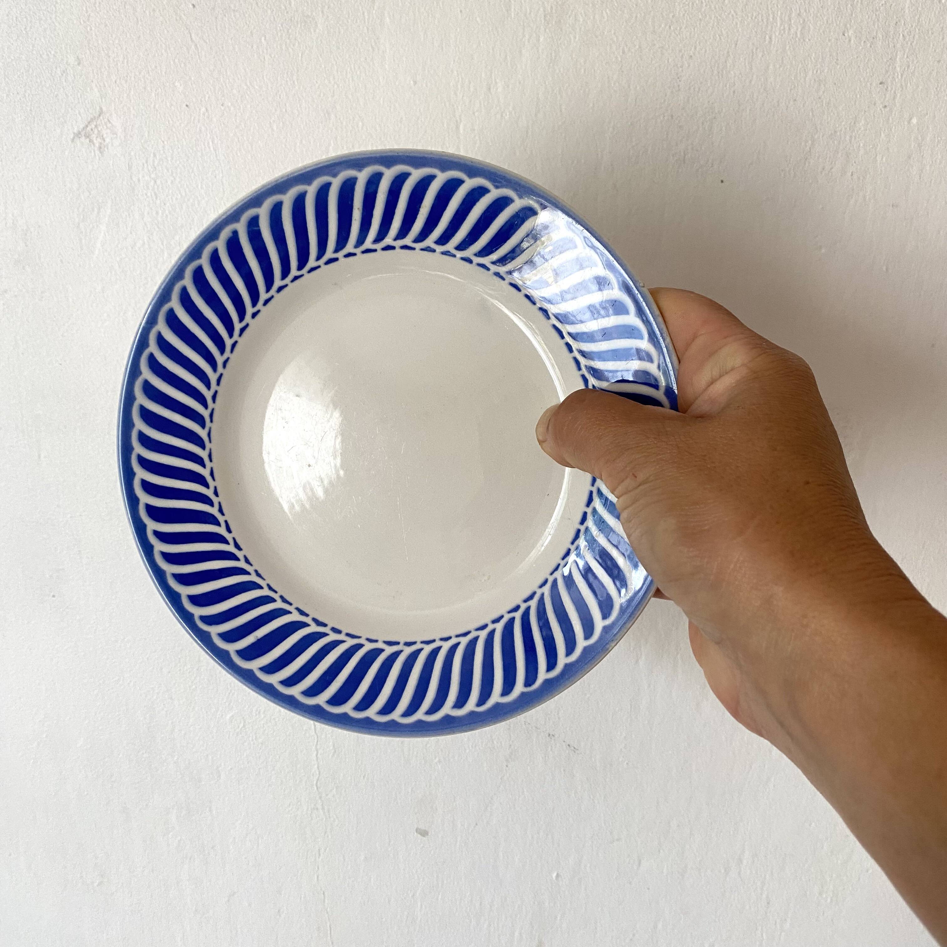 Assiettes à dessert Digoin "Jacquot"