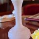 Small molded glass vase