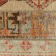 Cream Beige Turkish Vintage Runner Rug, 80x224Cm