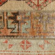 Tapis de couloir turc vintage beige crème, 80 x 224 cm
