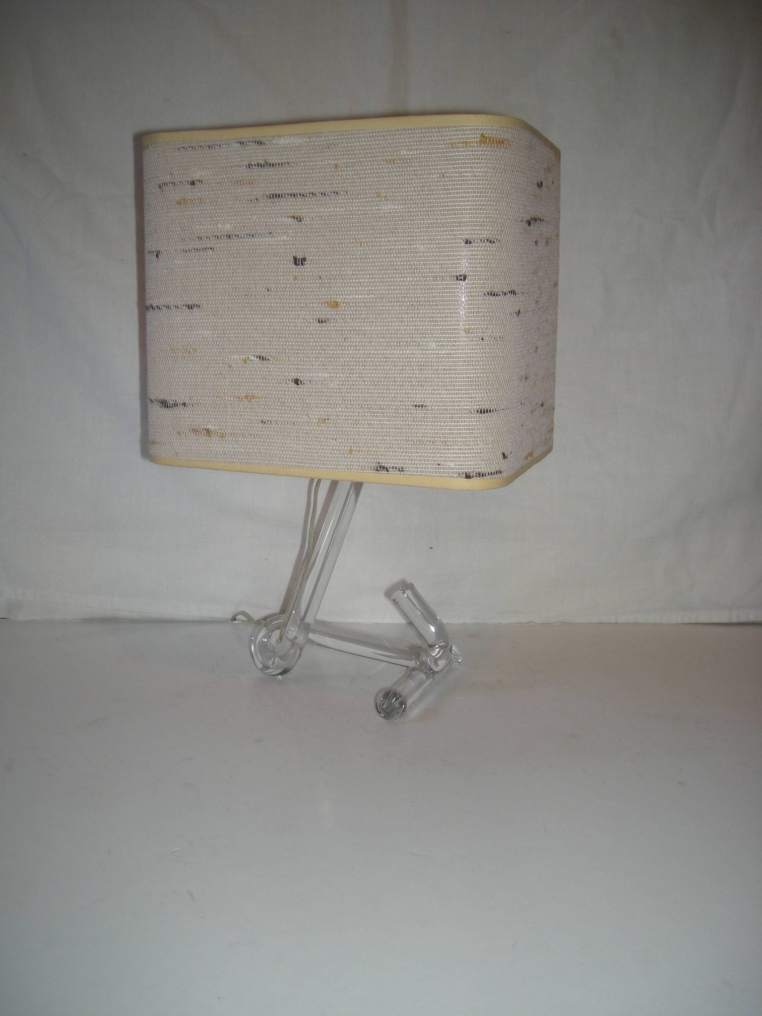 Lampe en verre des années 50