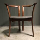 Rare PAIR OF DANISH ARMCHAIRS FOR SCHOU ANDERSEN