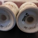 Porcelain salt and pepper shakers