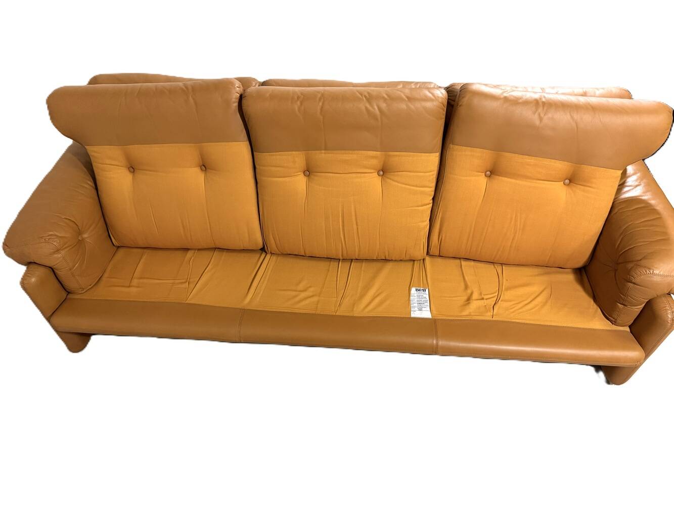 Canapé Coronado en cuir de Tobia et Afra Scarpa pour B&B Italia