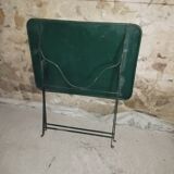 Table pliante fer forgé bistrot jardin