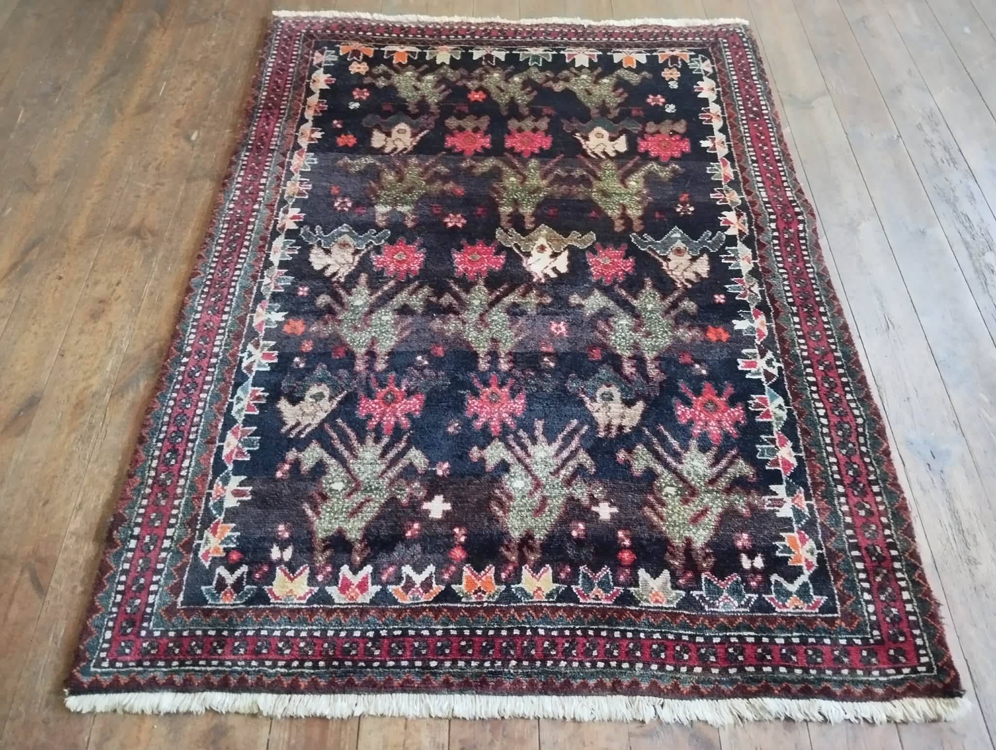 Handmade Persian Chahsavan rug 158x117cm