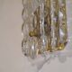 Swedish crystal wall lights by Carl Fagerlund 1960
