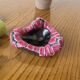 Fatlava style ashtray Vallauris pink