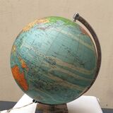 Illuminated terrestrial globe Perrina from the 1950s/60s.