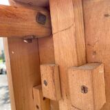 Vintage table with compass legs