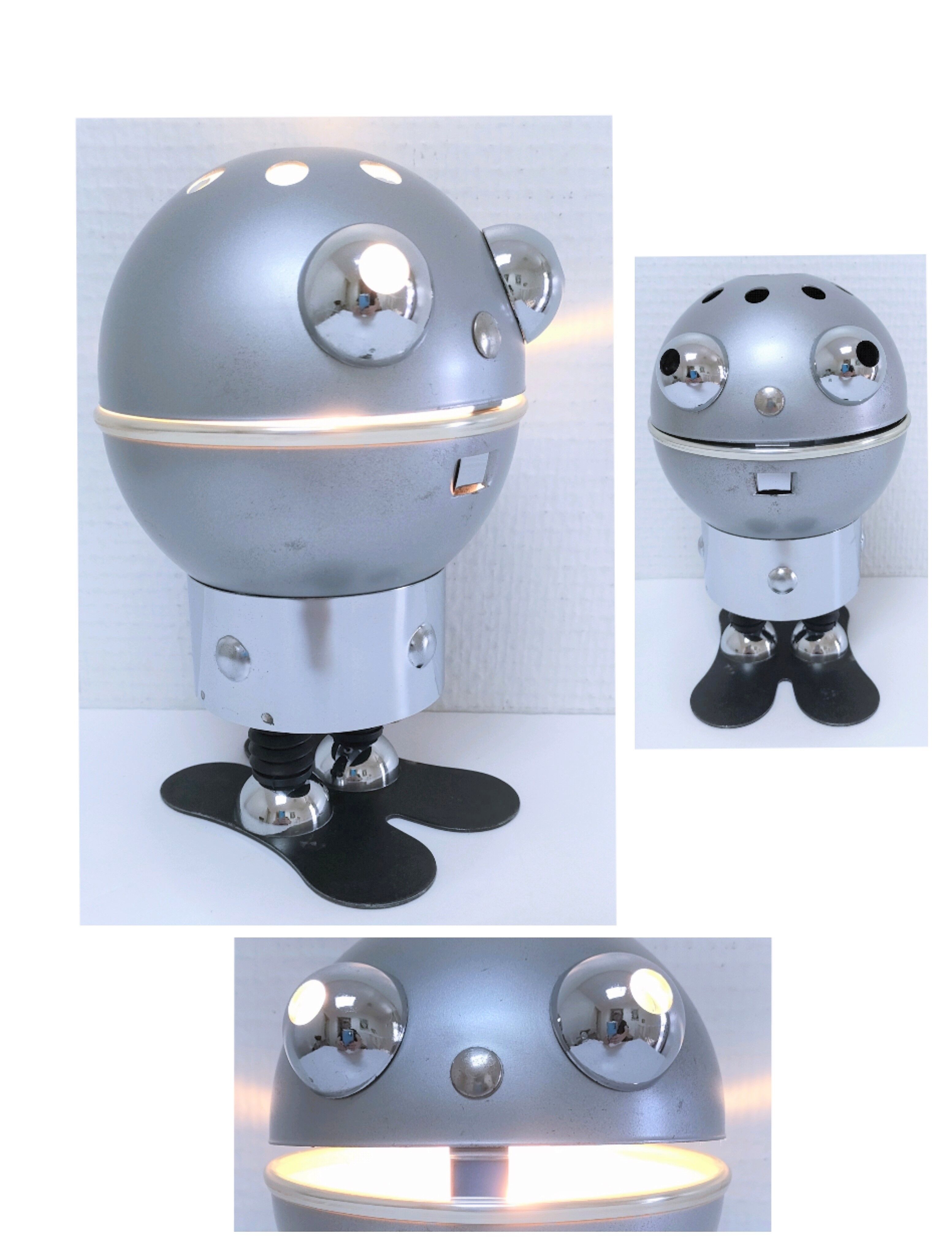 Robot lamp by Satco design Space Age 70s