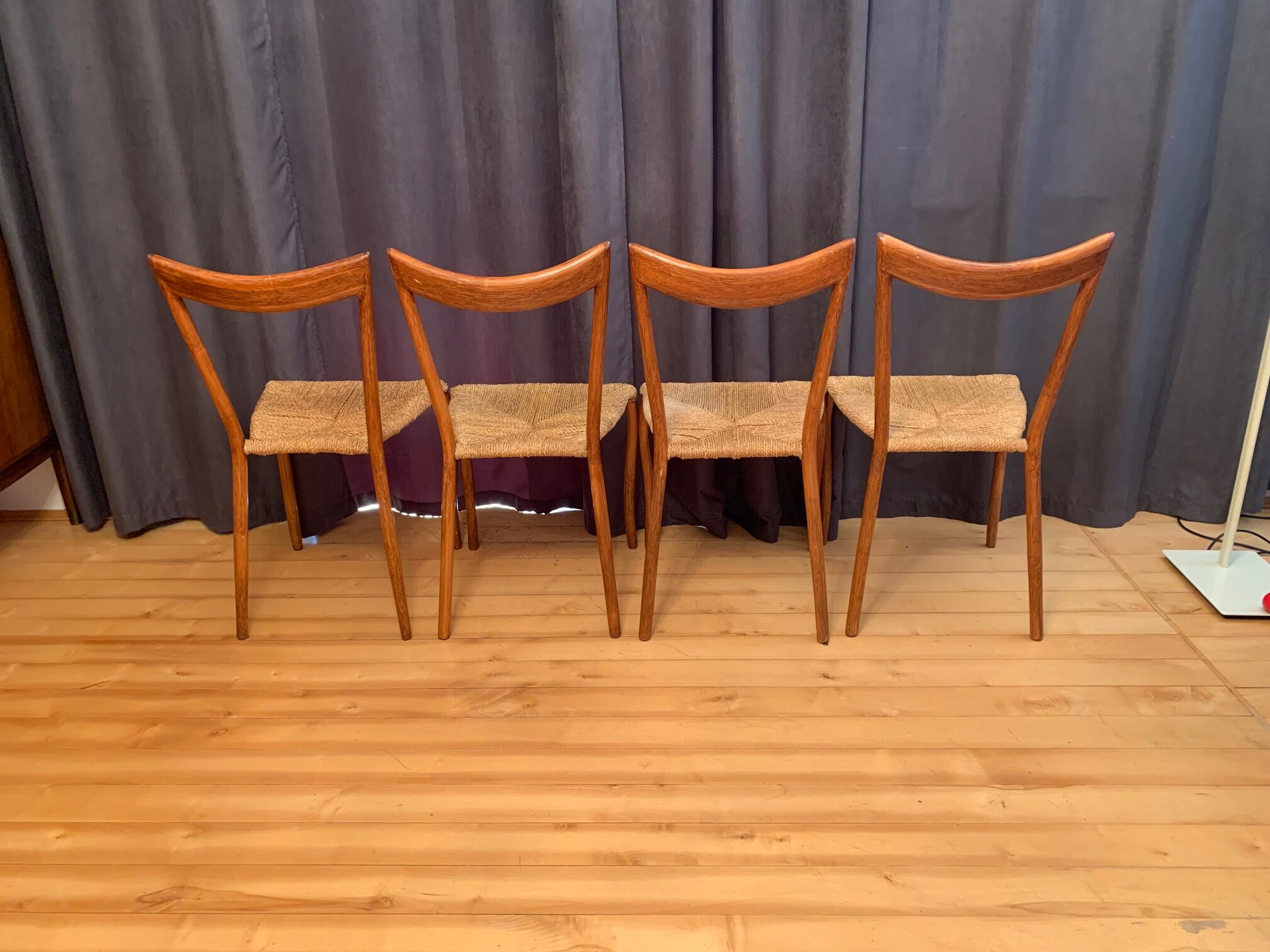 A set of four chairs, 1960s