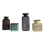 West Germany vase set