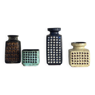 West Germany vase set