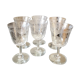 Suite de 6 verres a vin Baccarat modele lafayette
