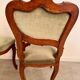 Lot 2 old Louis XV style carved solid walnut chairs late 19th century