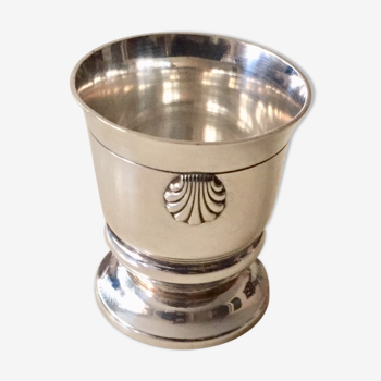 Egg Cup silver metal baptism gift
