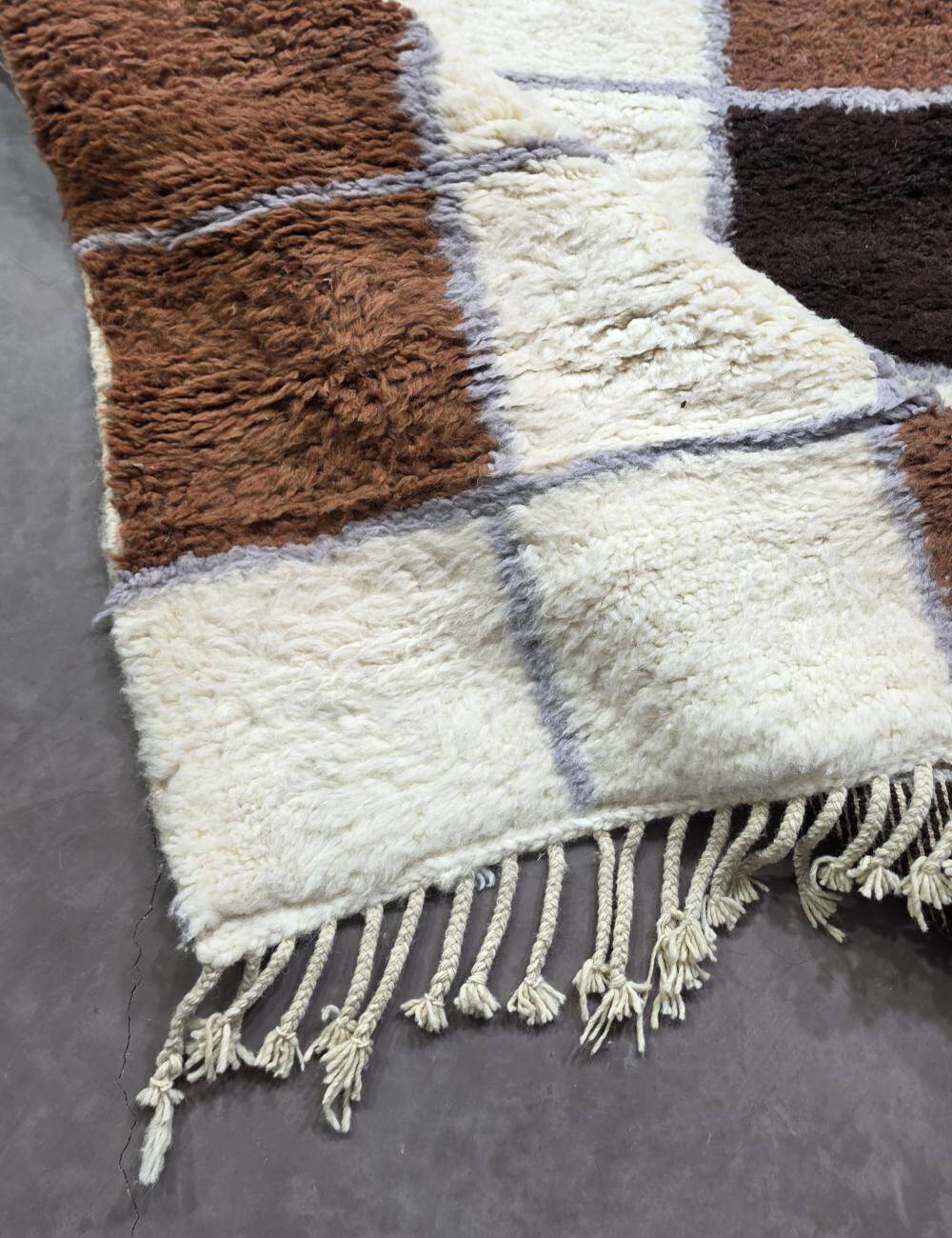 Moroccan Checkerboard Rug - 300 x 259 cm