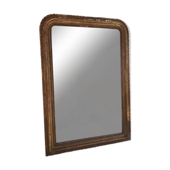 Mirror Louis Philippe patina of origin with its gold leaf