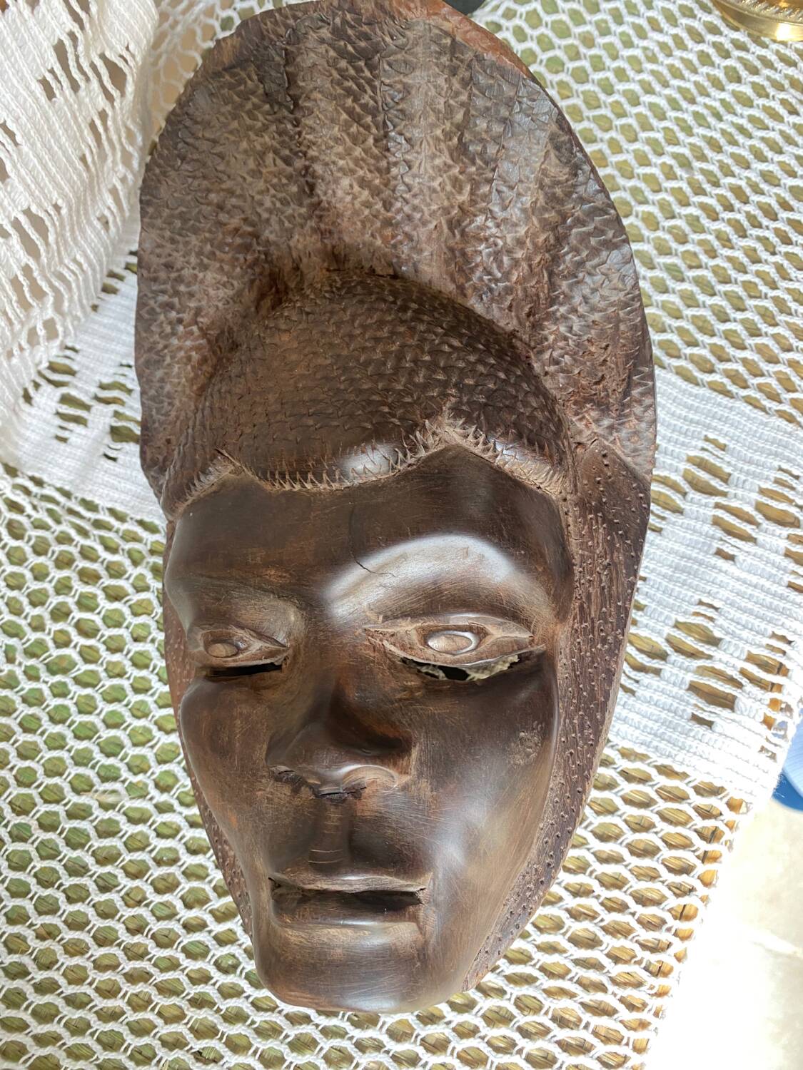 Wooden tribal mask
