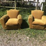 2 moustache club chairs