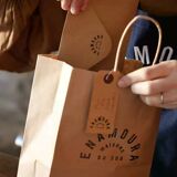 LISETTE - Glazed mixed earth - Wall light