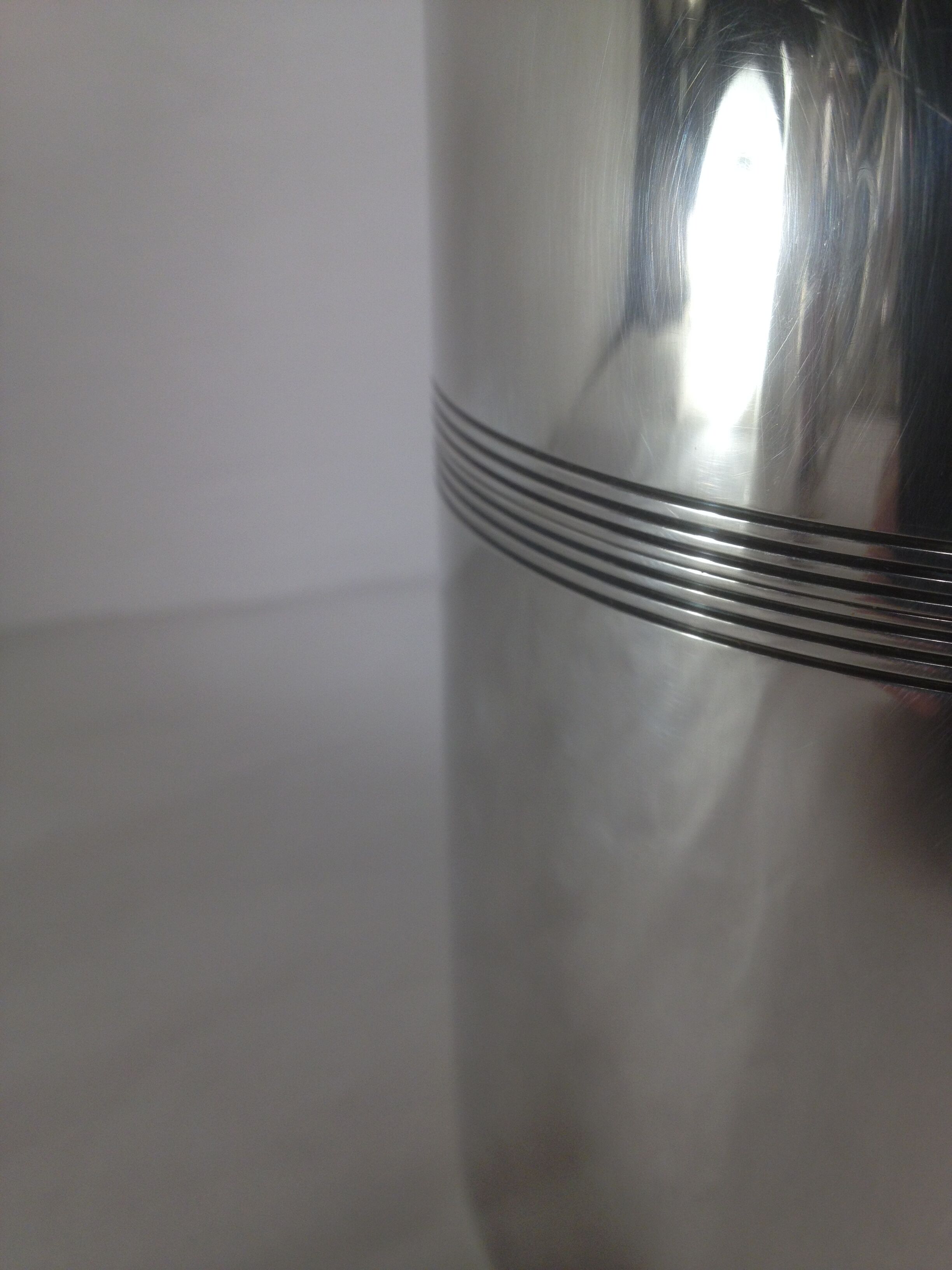 Bottle cooler, silver metal, Christofle