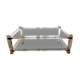 Coffee table in Altuglass "Romeo" 70s/80s