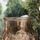Antique Art Deco Vase 1930 Souchon-Neuvesel "84 Bis" Rose Amber