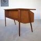 Danish Teak Desk By Gunner Nielsen for Tibergaard