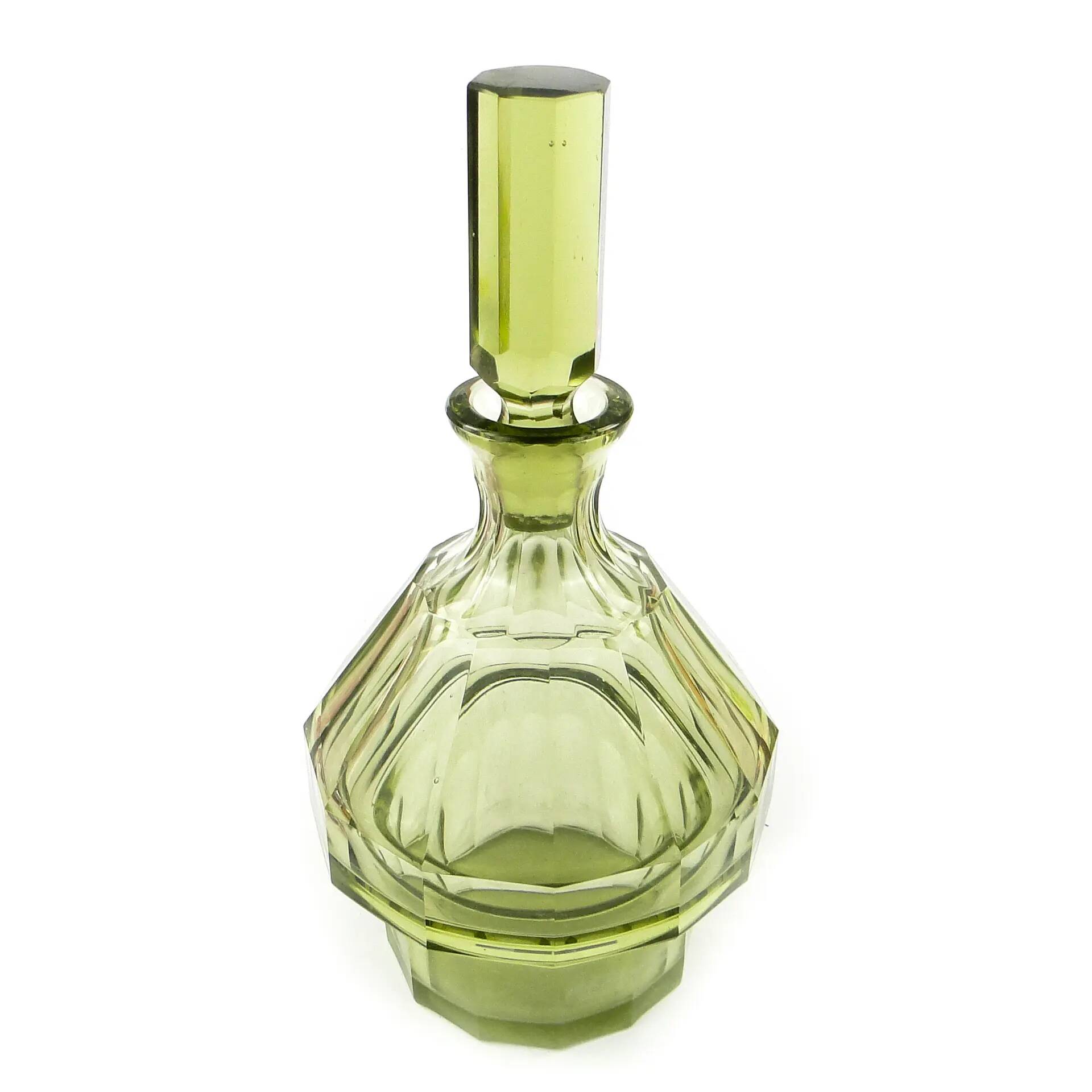 Carafe, Art Deco, crystal, Moser, Czechoslovakia, 1950s