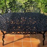 Ancient cast iron garden lounge