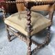 Fauteuils style Louis XIII