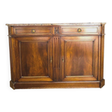 Directory style sideboard in mahogany and 19th century veneer