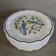 8 antique Salins dessert plates