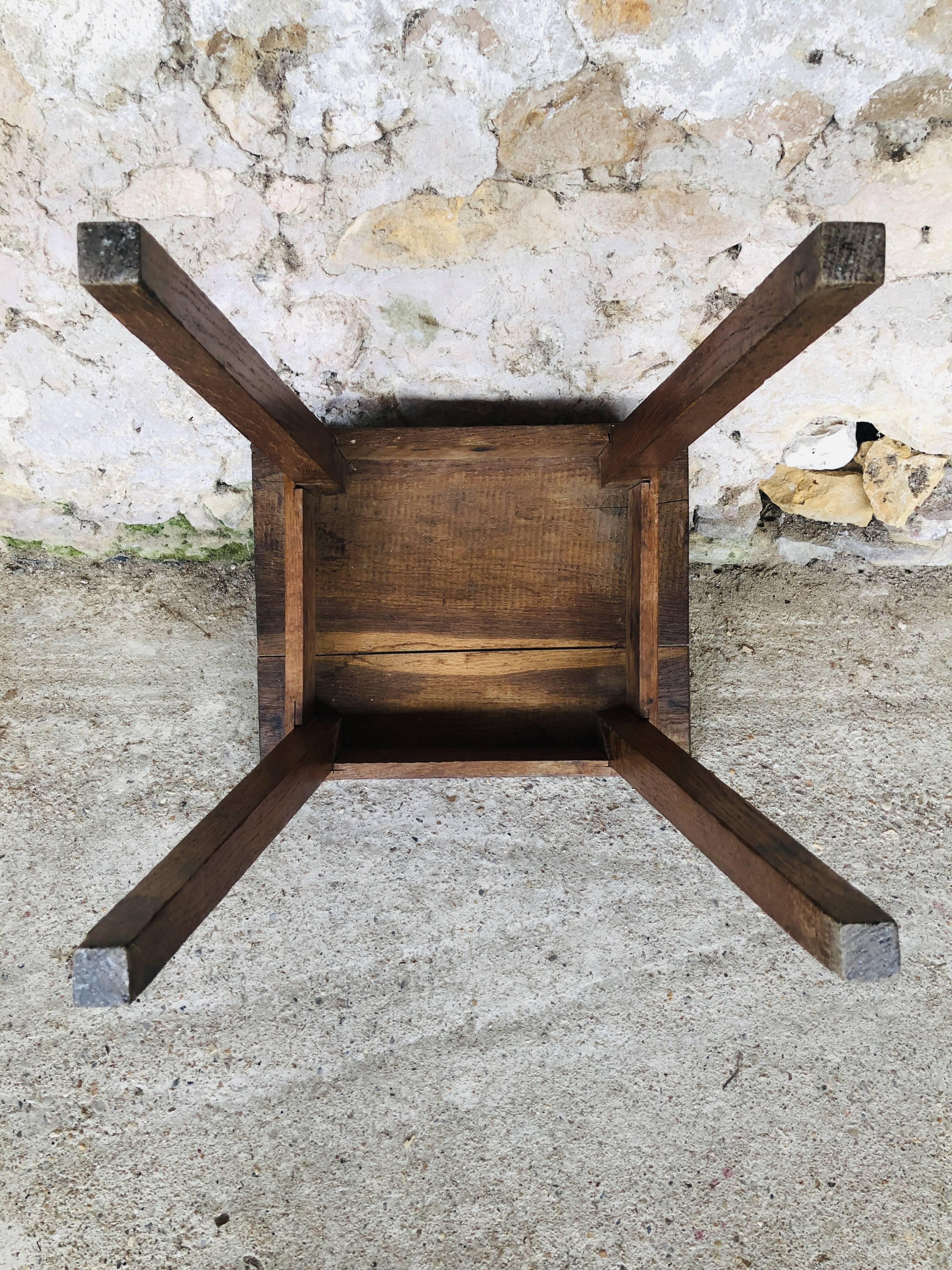 Console de ferme en bois vintage circa 1940