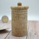 Jar with 100% cork lid