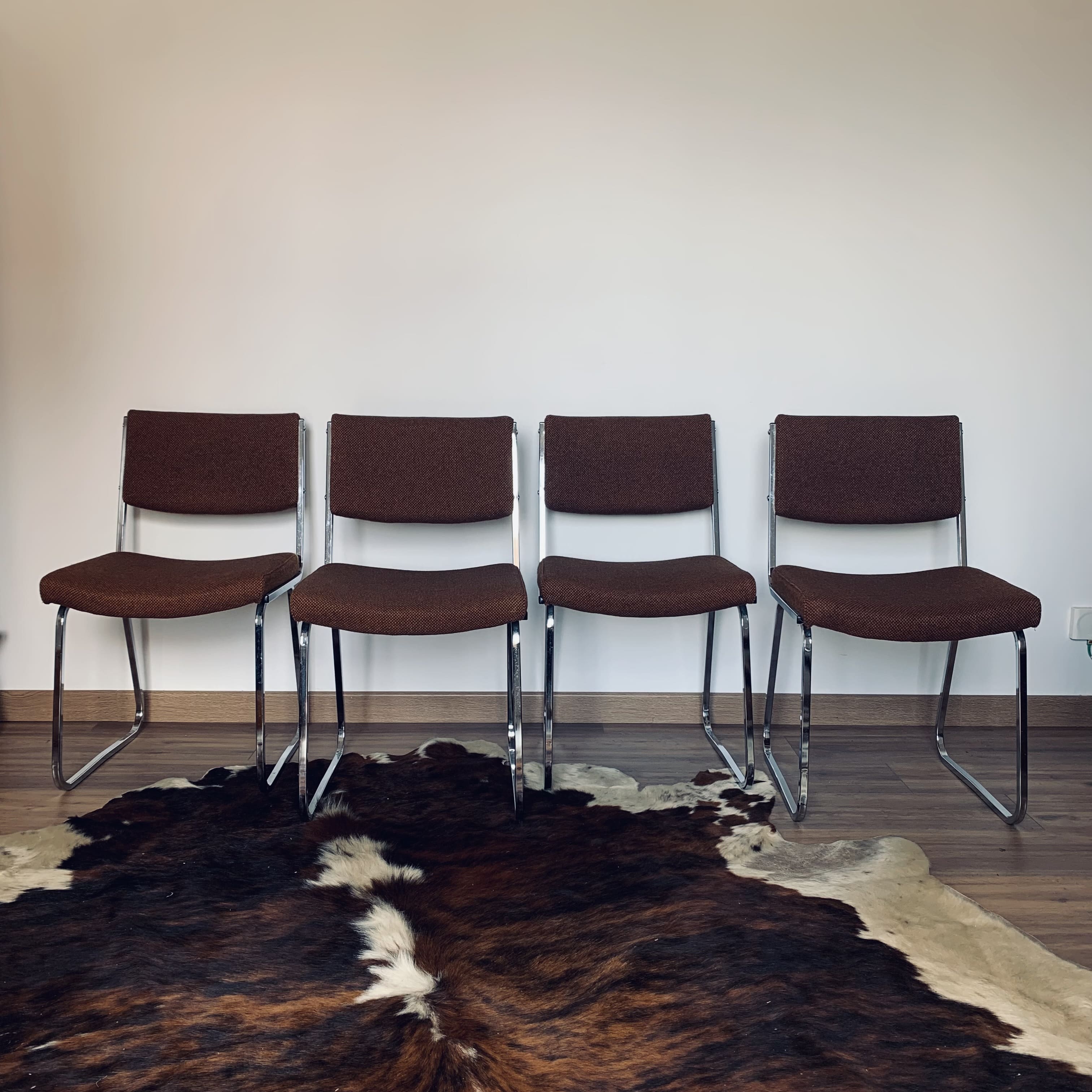 Ensemble de 4 chaises vintage
