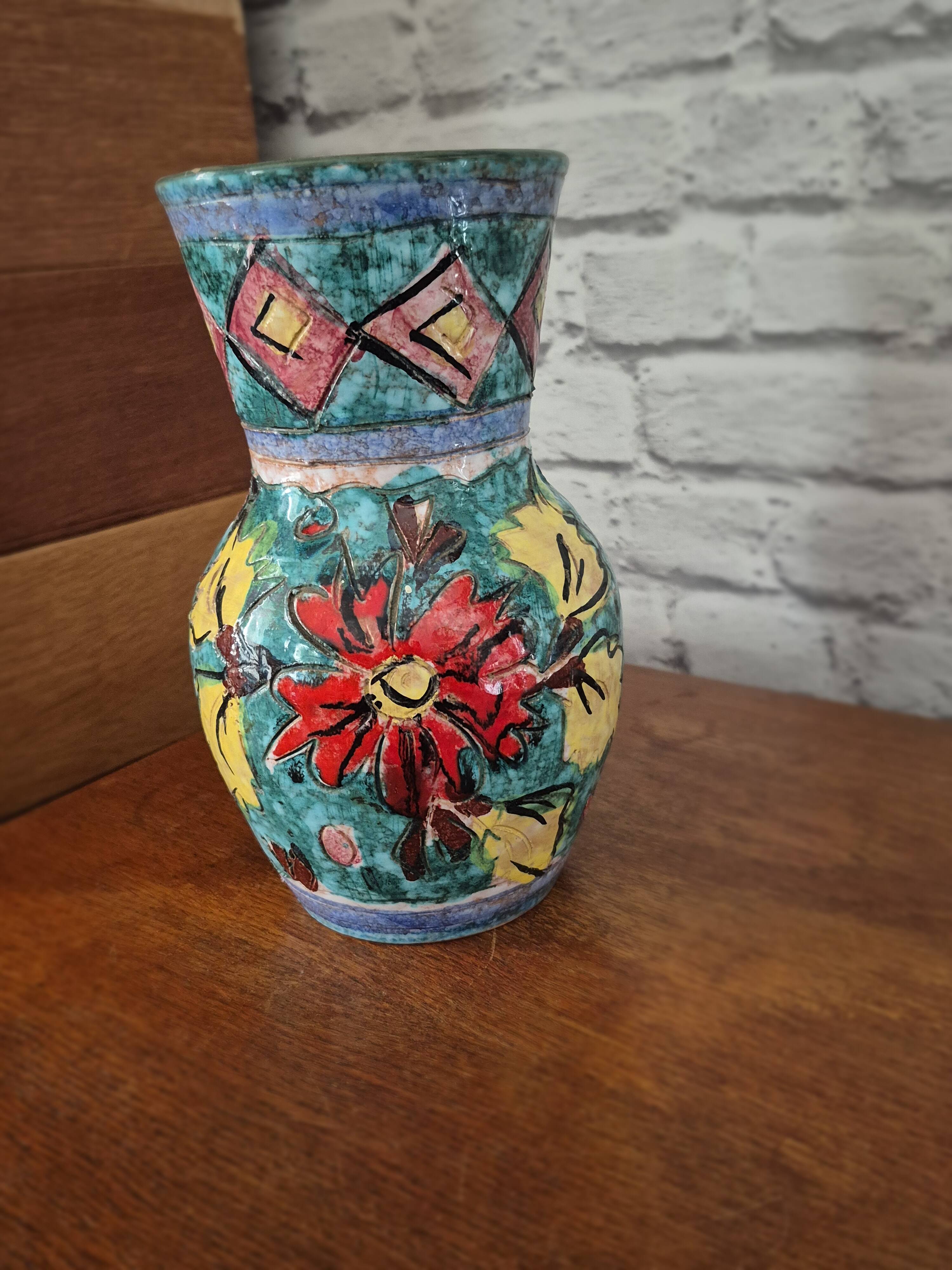 Vintage Italian Fanciullacci vase 60's