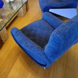 Pair of vintage armchairs by marc zanuso for arflex 1950