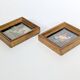 Pair of small Italian oil paintings, flowers and landscape.