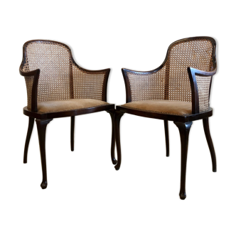 Pair of Regency armchairs. England, nineteenth century