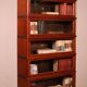 Globe Wernicke Library in mahogany with 6 elements and drawer.