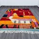 Tapis marocain orange