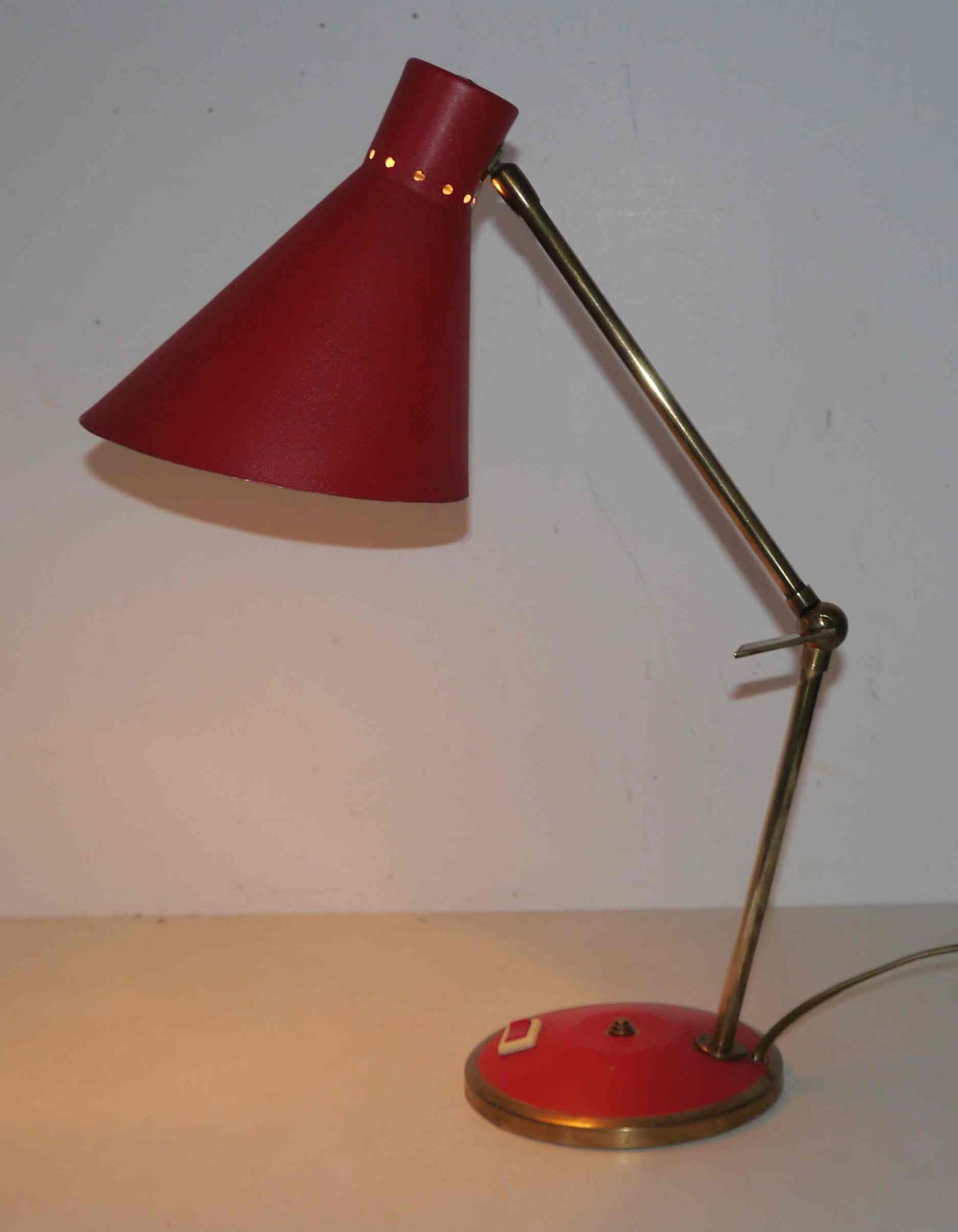 Lampe diabolo années 50