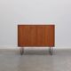 Pair of honey coloured cabinets by Alfred Hendrickx for Belform, 1950s