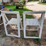 5 folding garden chairs