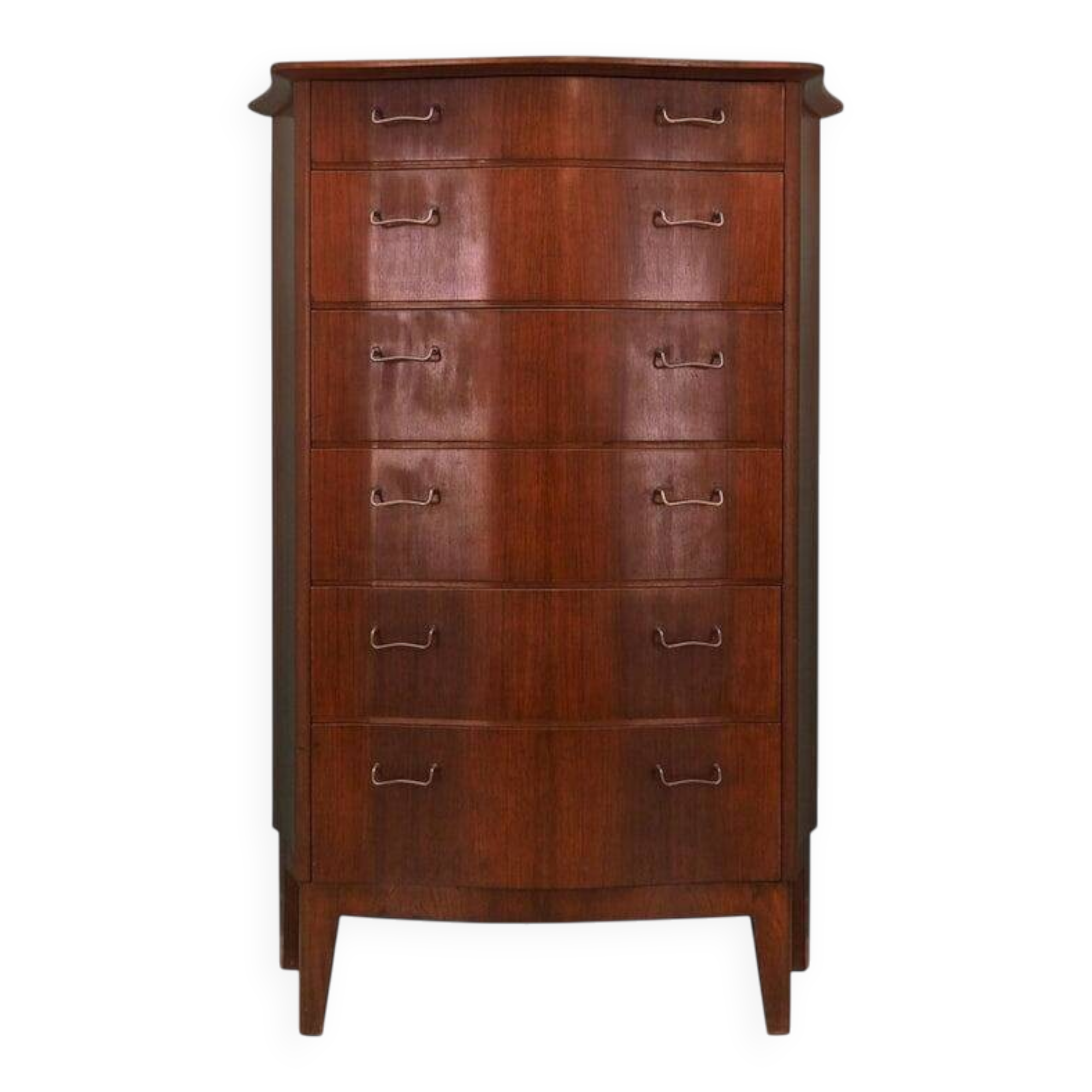 Commode en acajou, design danois, années 1960, fabricant : Øm Mobelfabr